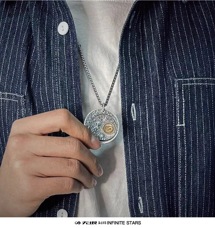 Sun and Moon Cycle Pendant
