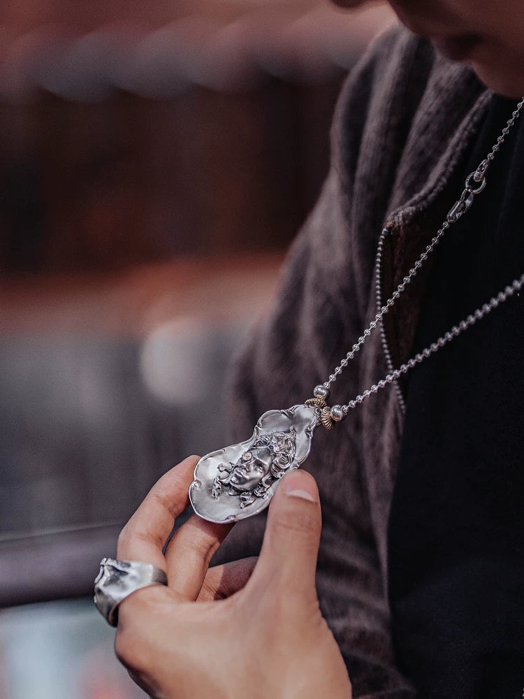 Feast Queen Medusa Pendant
