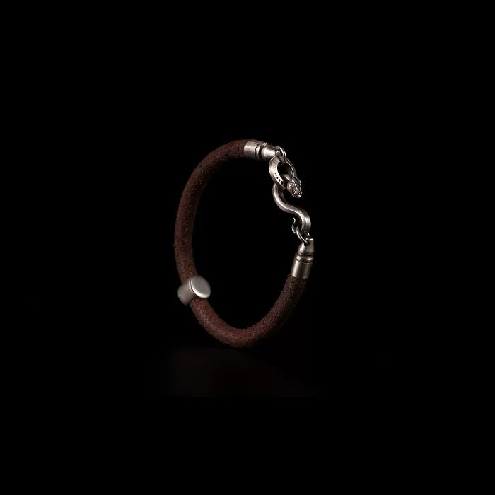Chaos Serpent Vintage Leather Bracelet