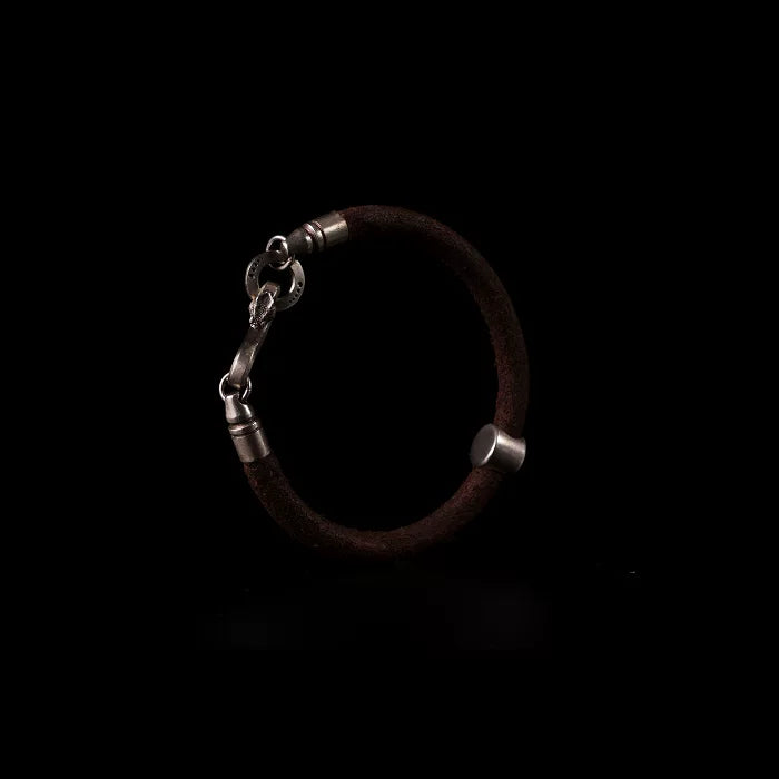 Chaos Serpent Vintage Leather Bracelet