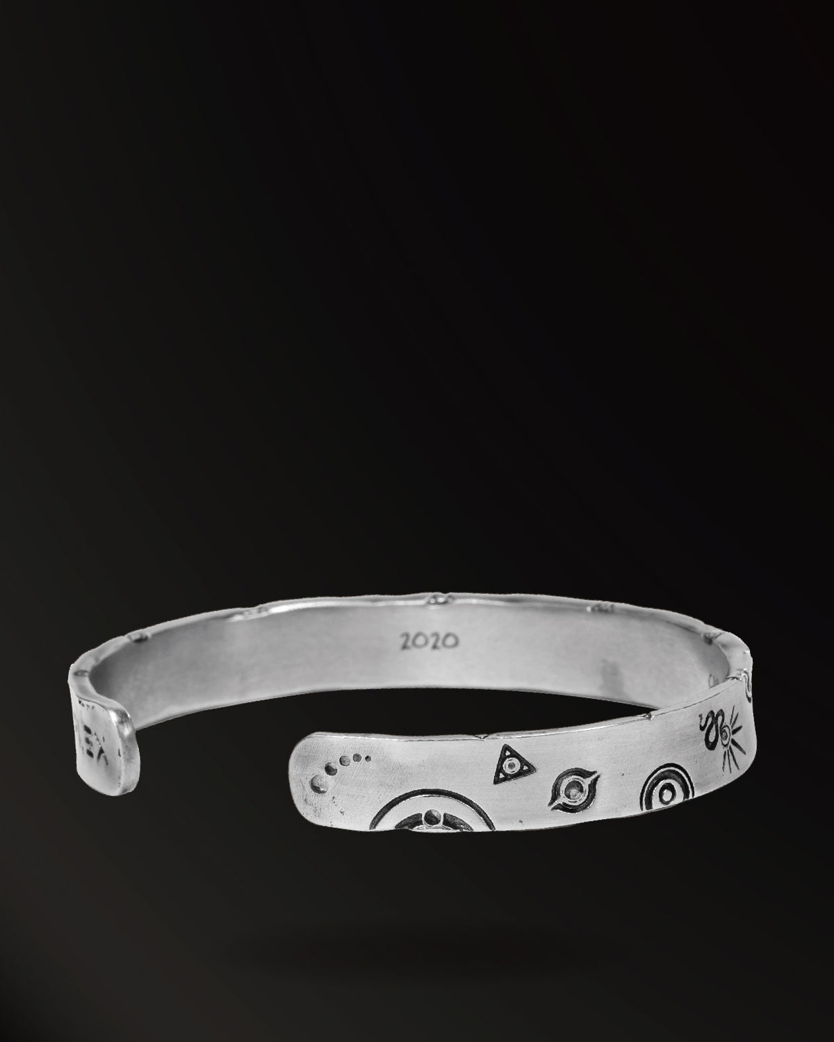 Symbol Bracelet in 925 Silver+18K Gold